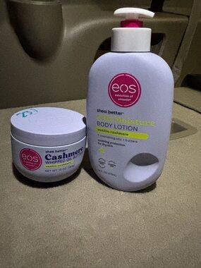 eos Vanilla Cashmere Body Lotion & Whipped Oil Butter - New in Package